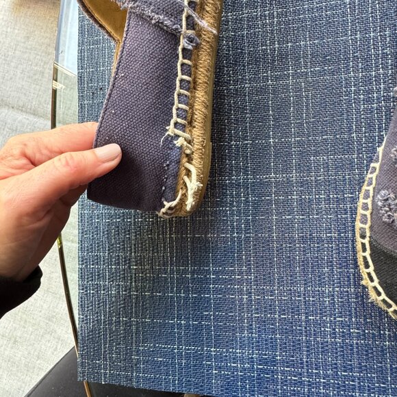 Chanel Dark Blue/Noir Espadrilles Size 36 - Picture 3 of 6